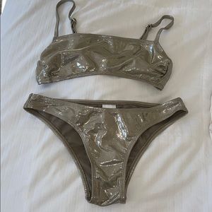 Gold Metallic Bikini